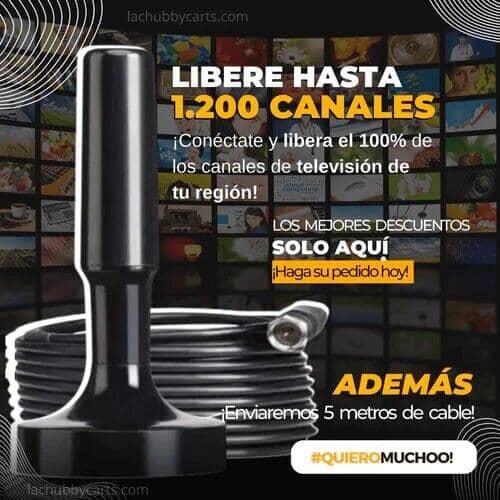 ANTENA DIGITAL TDT HDTV 4K +1200 CANALES - (Funciona en todos los TV) ✅😍 ANTENA DIGITAL TDT HDTV 4K +1200 CANALES Tienda Núcleo 