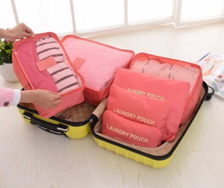 Kit de 6 Bolsas Organizadoras de Maletas - [PAGUE 4 RECIBA 6 - PROMOCIÓN POR TIEMPO SUPER LIMITADO]. Bienestar Tienda Núcleo 