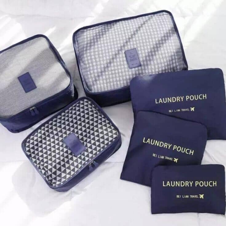 Kit de 6 Bolsas Organizadoras de Maletas - [PAGUE 4 RECIBA 6 - PROMOCIÓN POR TIEMPO SUPER LIMITADO]. Bienestar Tienda Núcleo 