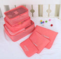 Kit de 6 Bolsas Organizadoras de Maletas - [PAGUE 4 RECIBA 6 - PROMOCIÓN POR TIEMPO SUPER LIMITADO]. Bienestar Tienda Núcleo SALMÓN 