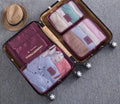 Kit de 6 Bolsas Organizadoras de Maletas - [PAGUE 4 RECIBA 6 - PROMOCIÓN POR TIEMPO SUPER LIMITADO]. Bienestar Tienda Núcleo VINOTINTO 