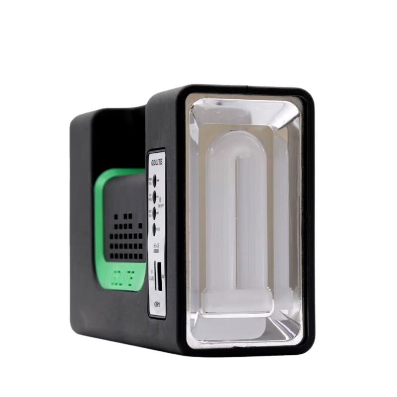 "Kit Solar GD Lite 10: Energía Portátil" + 3 Bombillos + Linterna + Radio Herramientas Tienda Núcleo 