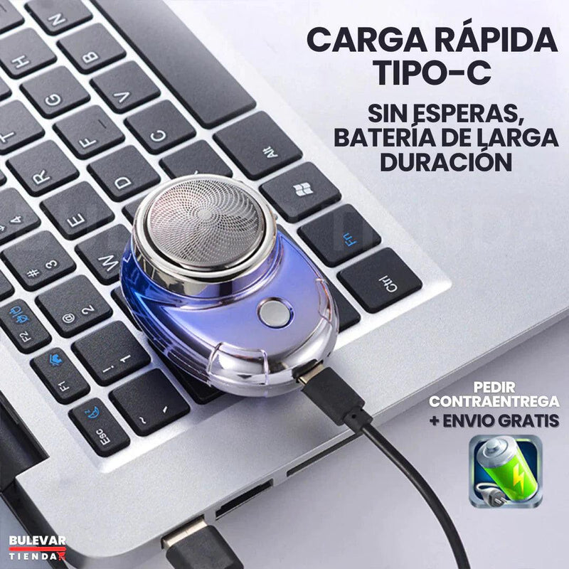 Mini Afeitadora Eléctrica USB de Larga Duración Belleza Tienda Núcleo 