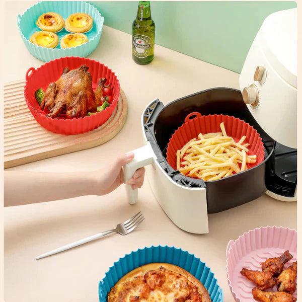 PACK DE 6 CANASTAS DE SILICONA PARA AIR FRYER + ENVÍO GRATIS Cocina Tienda Núcleo 