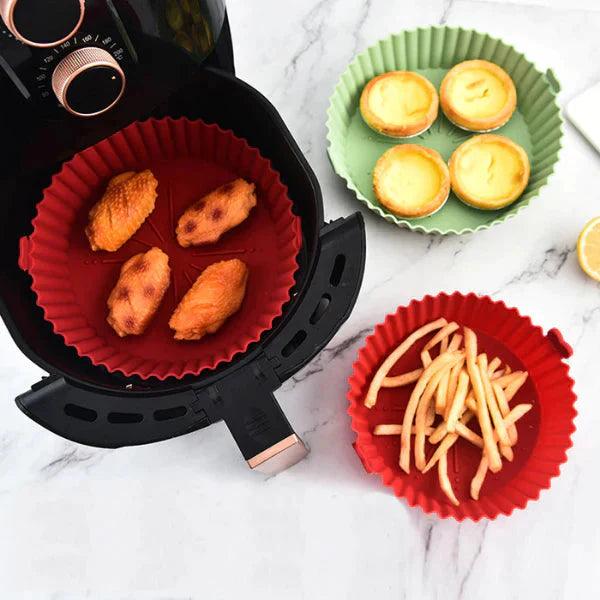 PACK DE 6 CANASTAS DE SILICONA PARA AIR FRYER + ENVÍO GRATIS Cocina Tienda Núcleo 