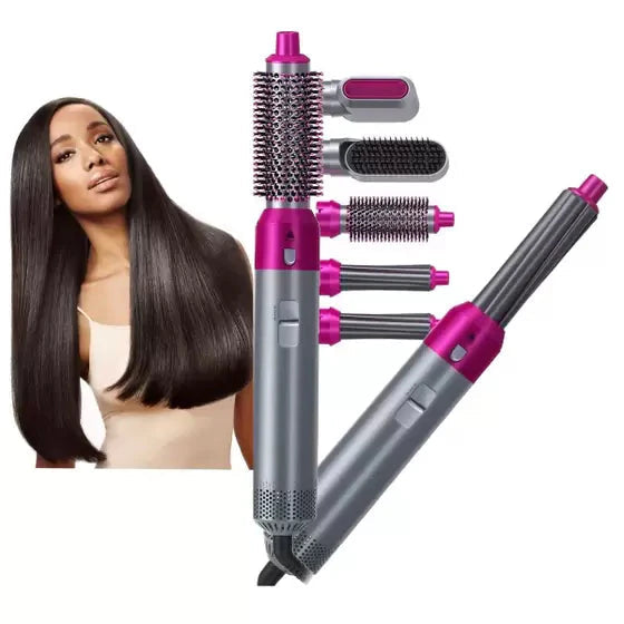 Secador De Pelo Alisador 5 En 1 - Hot Air Hair™ Belleza Tienda Núcleo 