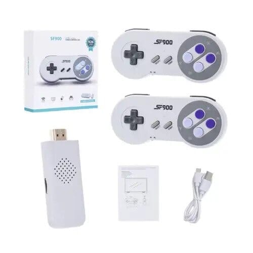 Super Game Retrô + 2 Controles Super Game Retrô Tienda Núcleo 